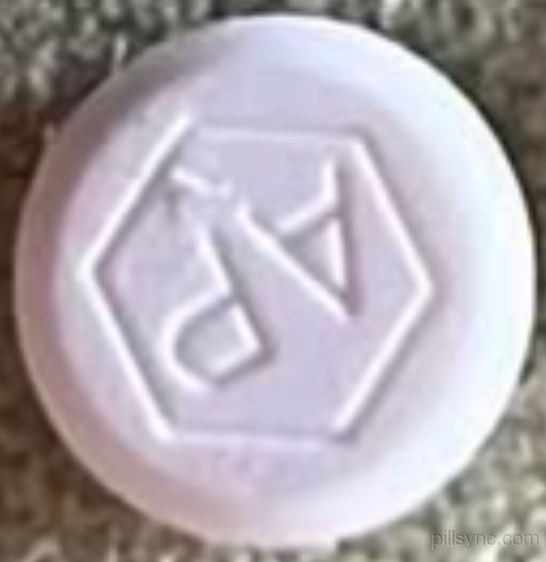 round white AP in hexagon cross score   - Maybe norethisterone  - 